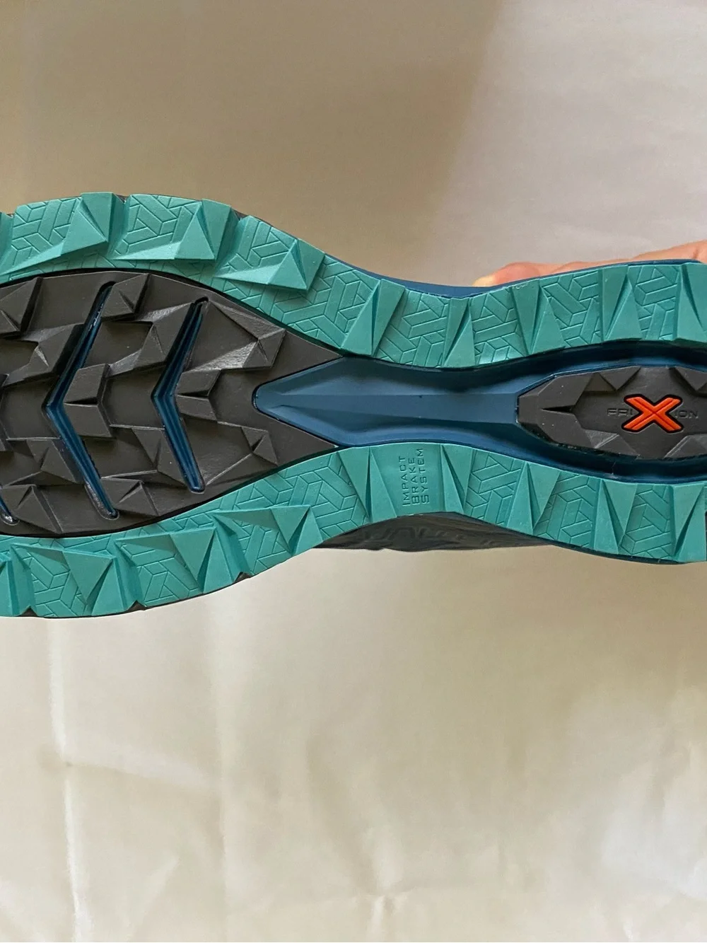 La Sportiva Jackal II Gray Mountain Running Shoes with Teal | Women’s 8 | NWT